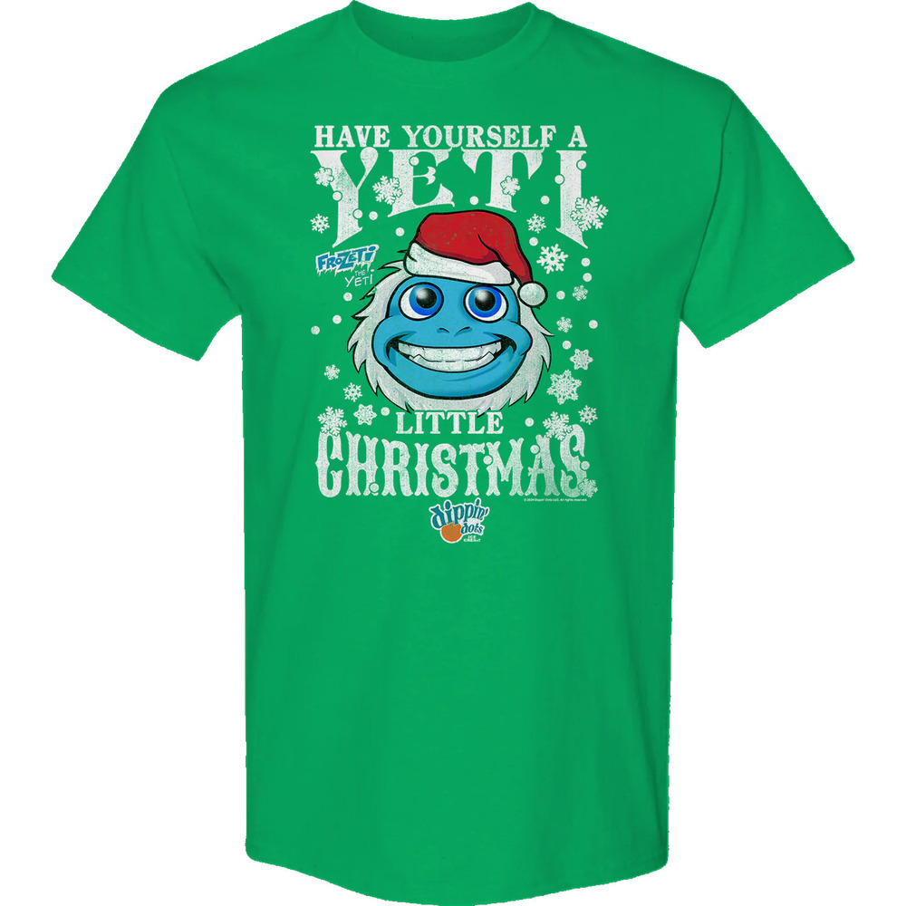 Have Yourself A Yeti Little Christmas Dippin Dots Tshirt
